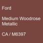 Preview: Ford, Medium Woodrose Metallic, CA / M6397.